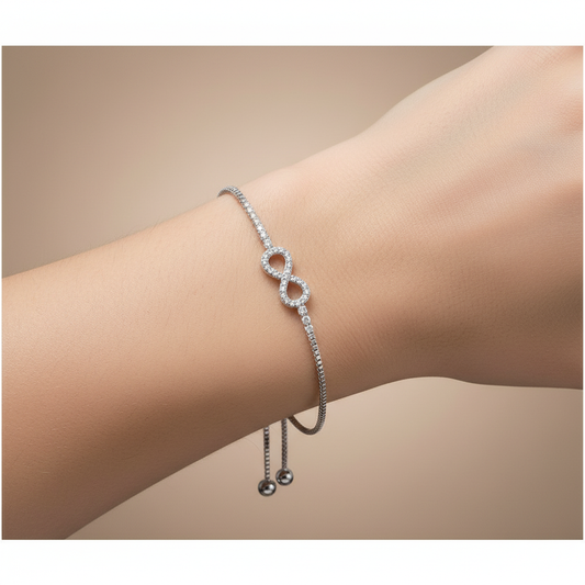 Amaya – Pulsera Infinito de Amistad Elegante