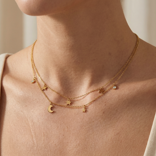 Xyra – Collar Clavícula Minimalista