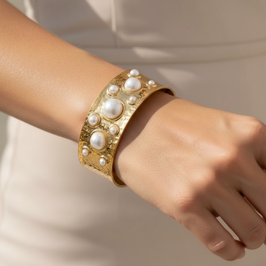 Jisoo – Pulsera Piedra Natural Retro Elegante