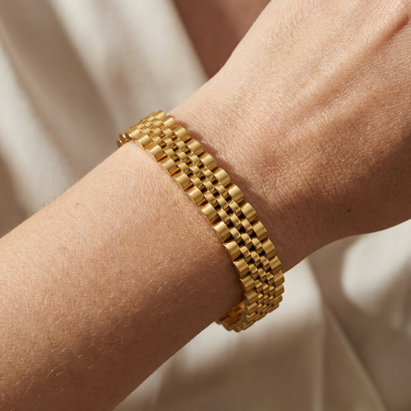 Colet – Pulsera Cadena Presidencial Dorada