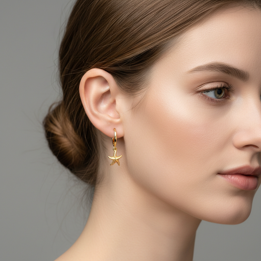 Lella – Pendientes Estrella de Mar Tropical