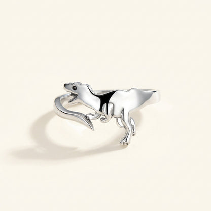 Anillo de Dinosaurio Ajustable con Diseño Abierto