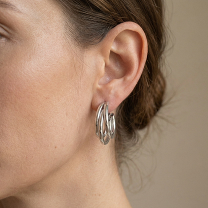 Yeng – Pendientes Aros Entretejidos