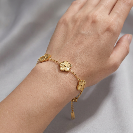 Marie – Pulsera Trébol con Estilo Elegante y Chic