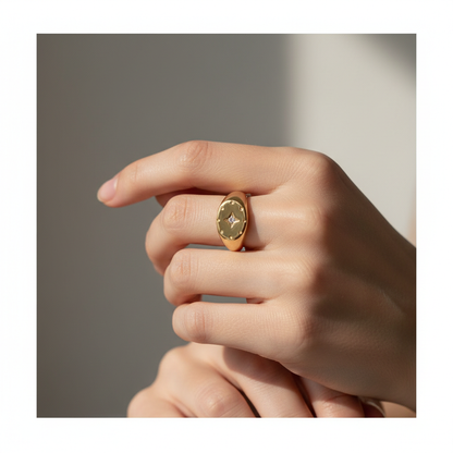 Ayla – Anillo Estrella Diseño Moderno