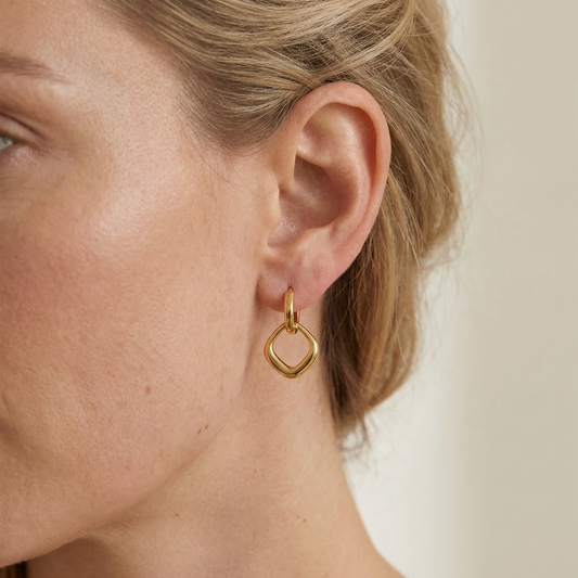 Helena – Pendientes Chic con Diseño Retorcido Elegante