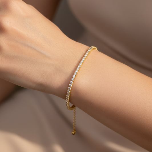 Cher – Pulsera de Zirconia Elegante