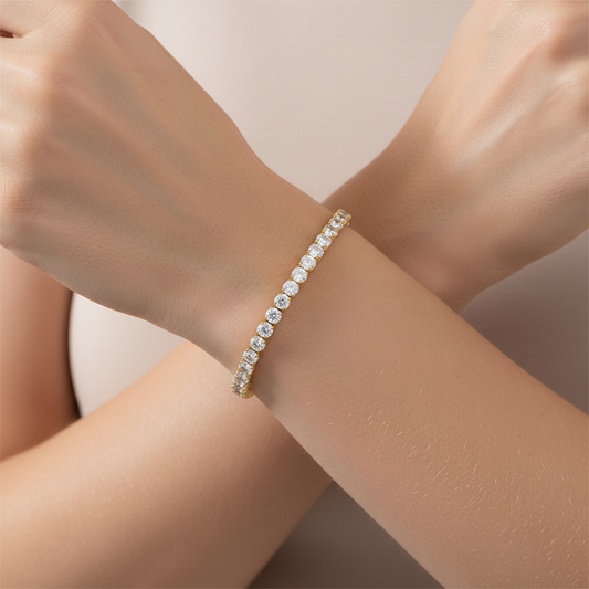 Sza – Pulsera Diamante Minimalista Elegante