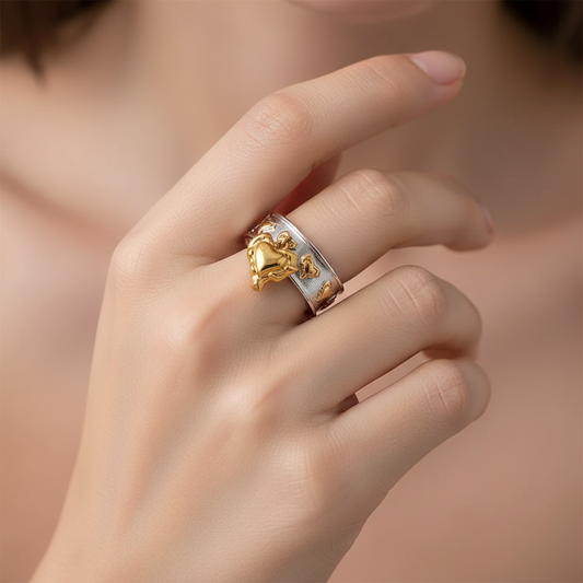 Amara – Anillo Corazón Elegante