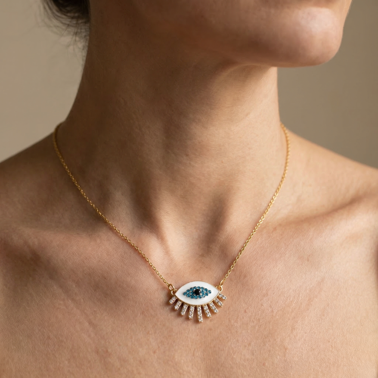 Sofía – Collar Ojo Turco Chic