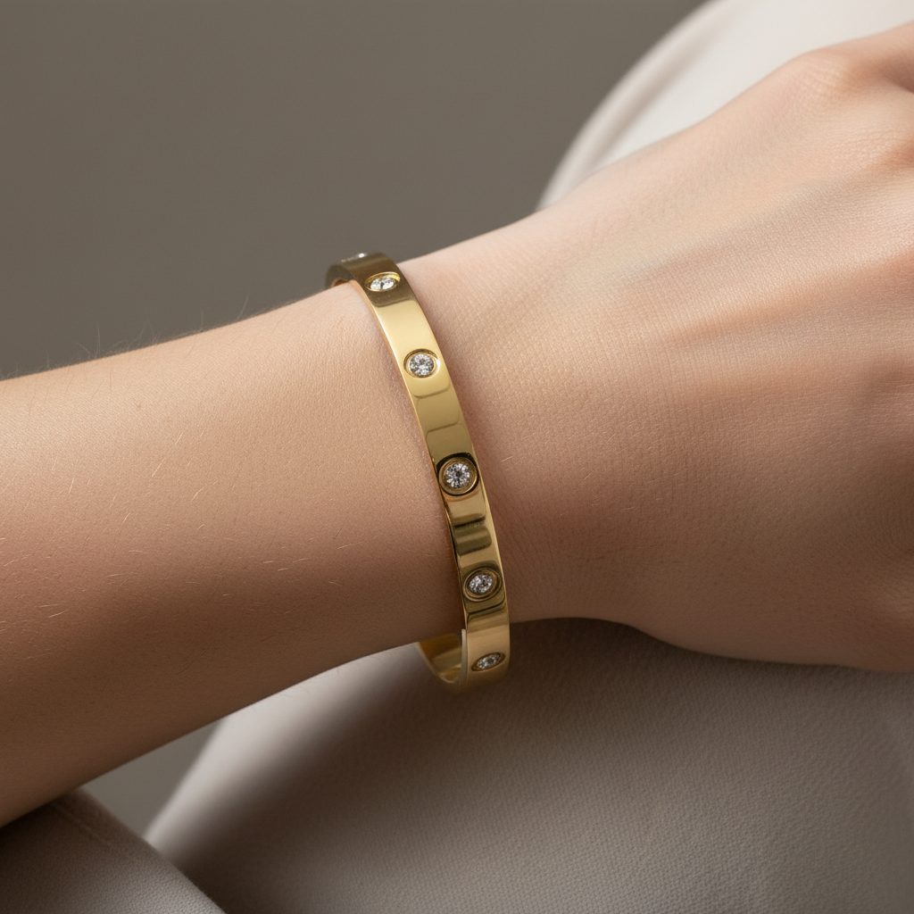 Liora – Pulsera Minimalista con Cristales Brillantes