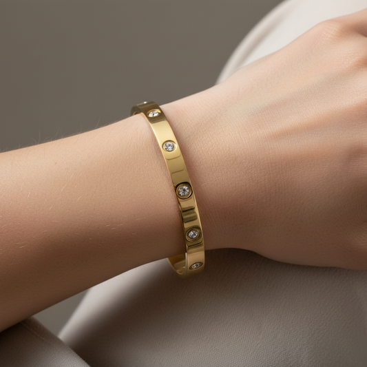 Liora – Pulsera Minimalista con Cristales Brillantes