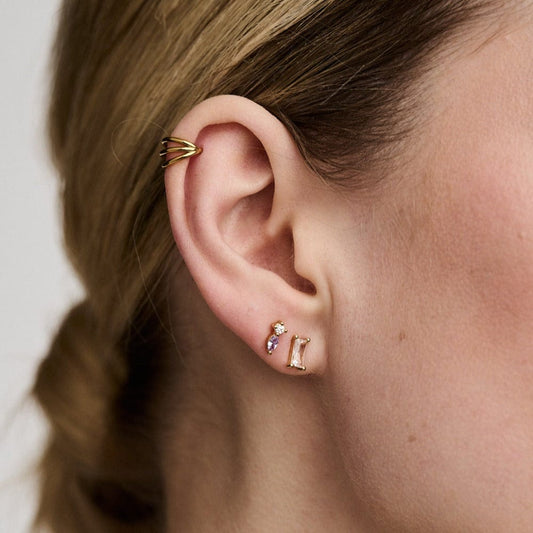 Amanda – Pendientes Aros Triple Fila