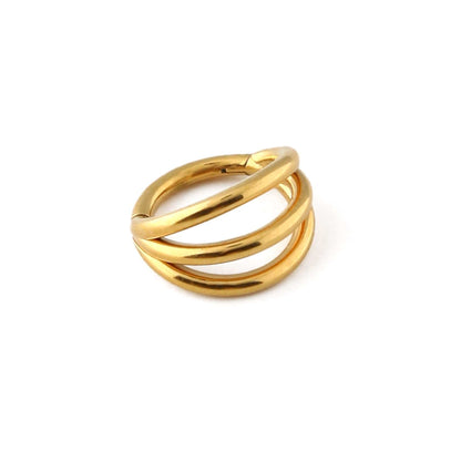 Amanda – Pendientes Aros Triple Fila