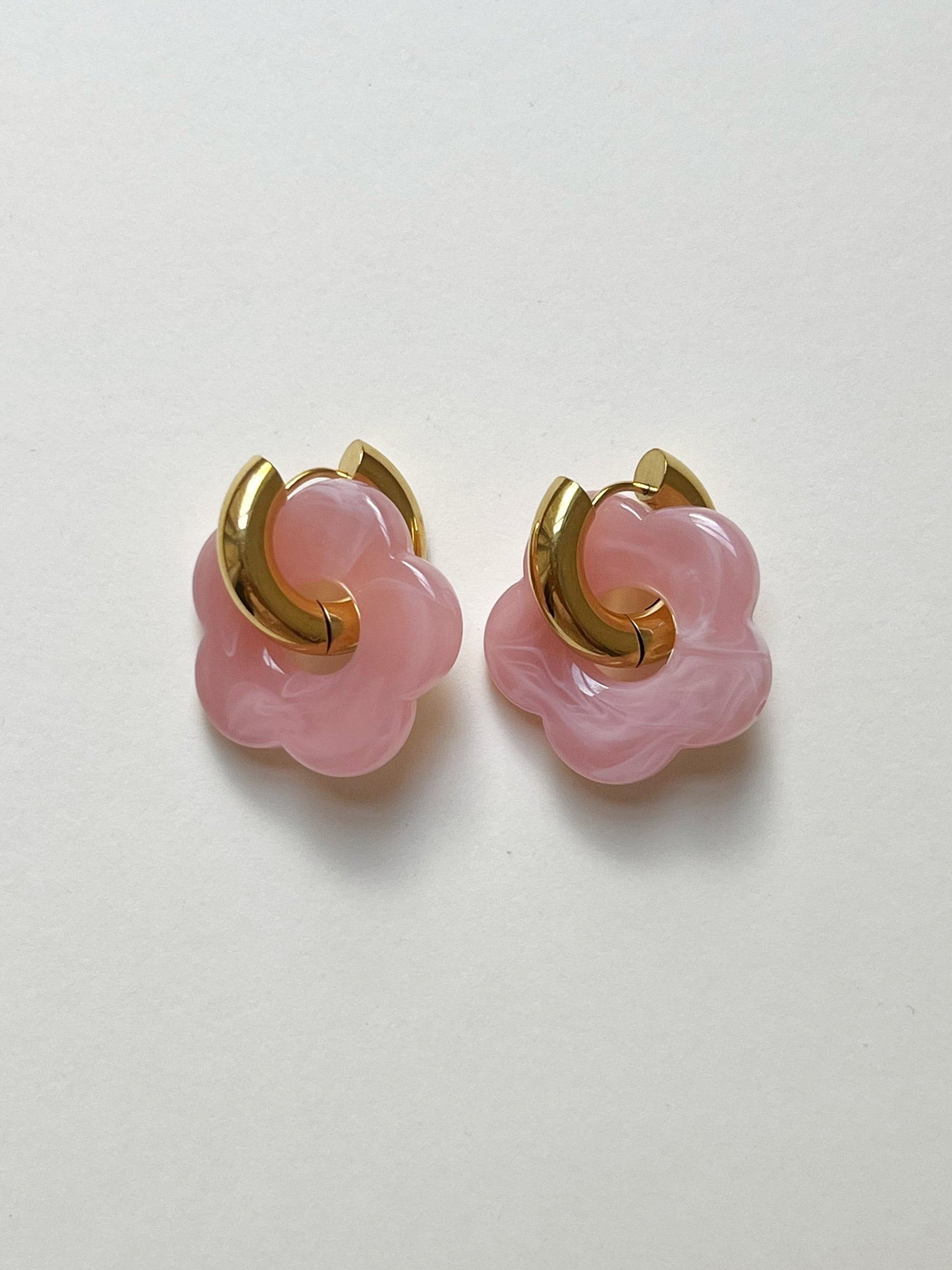Aros Donut Charme Rosa Blume