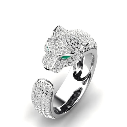 Mika – Anillo Jaguar Ajustable en Oro Rosa