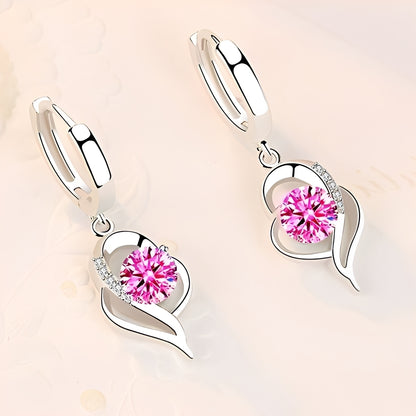 Noelle – Pendientes Florales en Plata de Ley 925 y Circonitas