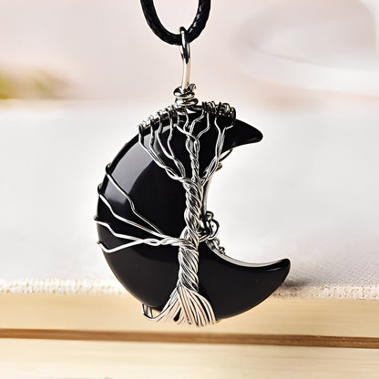 Kylie – Collar Creciente - Árbol de Vida