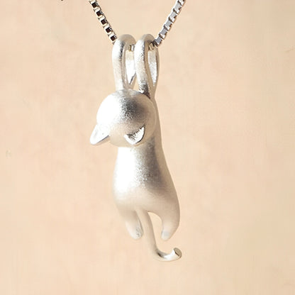 Mina – Collar Gatito Jugador en Plata 925