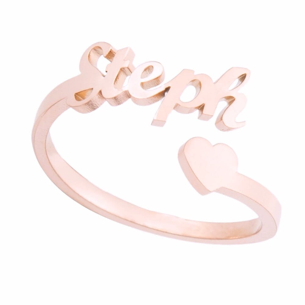 Elena – Anillo Grabado con Nombre