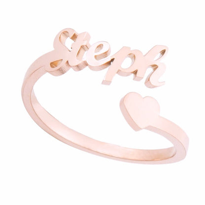 Elena – Anillo Grabado con Nombre