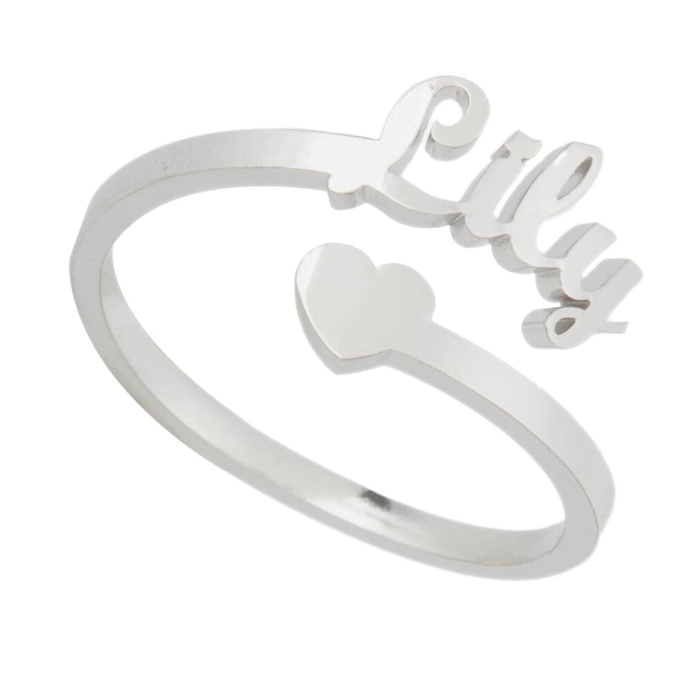 Elena – Anillo Grabado con Nombre