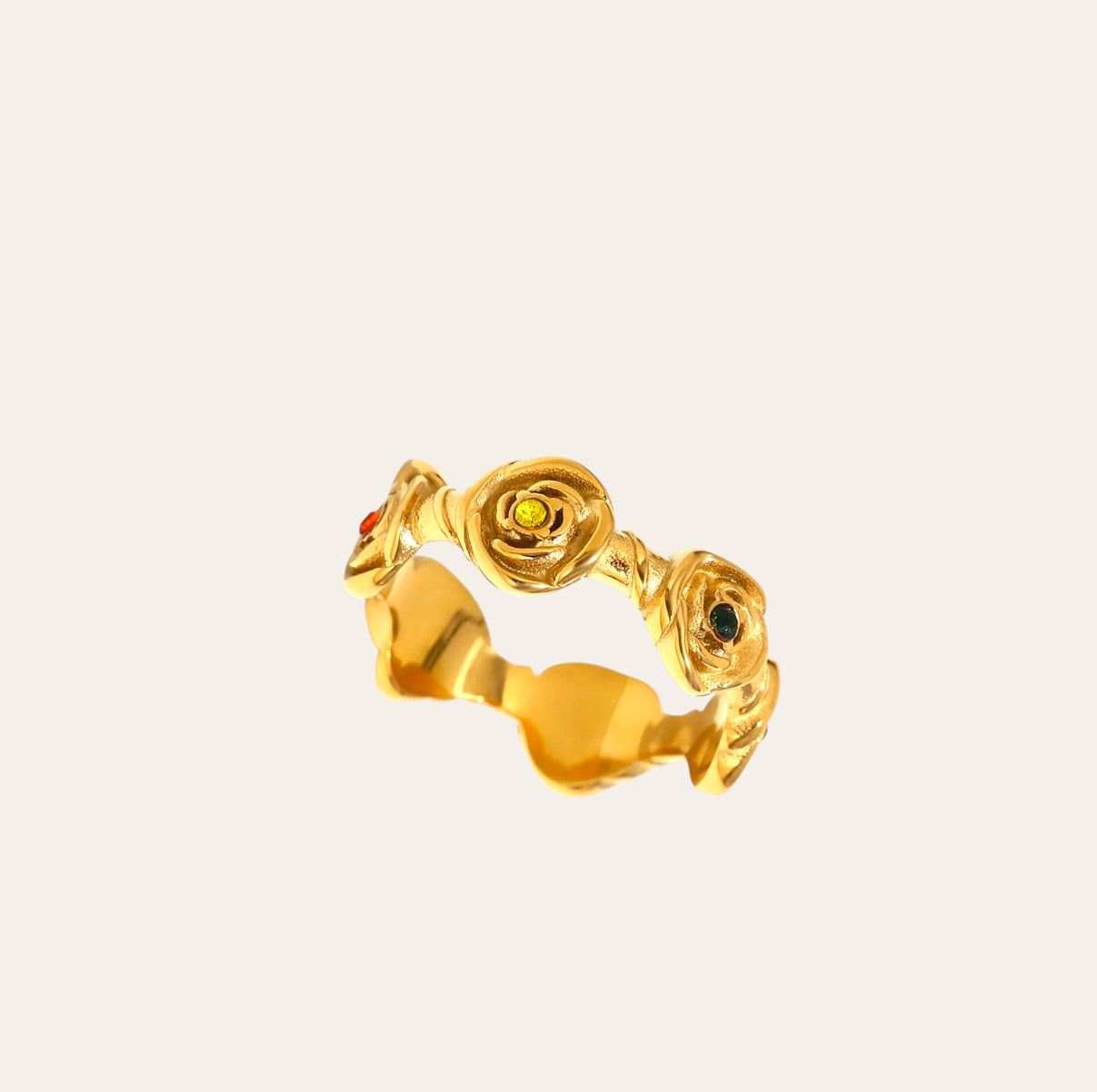 Vera – Anillo Creativo Retro de Acero