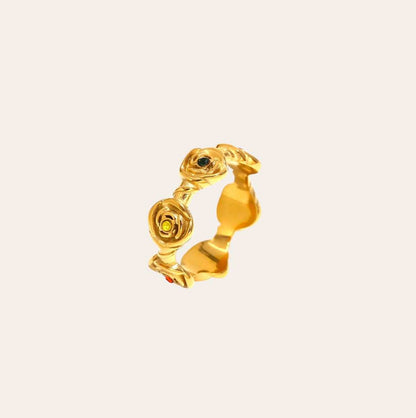 Vera – Anillo Creativo Retro de Acero