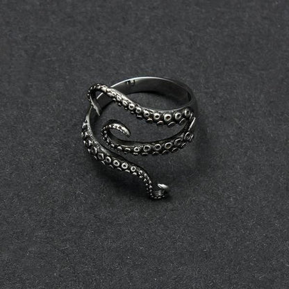 Thalassa – Anillo Tentáculo de Pulpo Ajustable