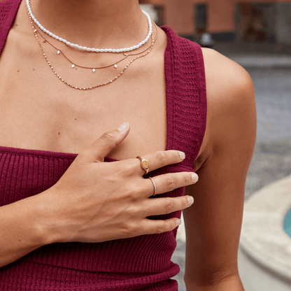 Solenne – Anillo Solsticio Dorado
