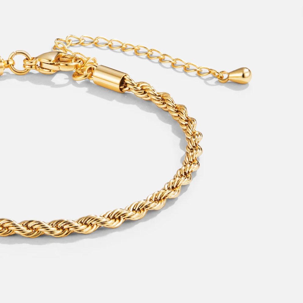 Althea – Pulsera Torcida Dorada