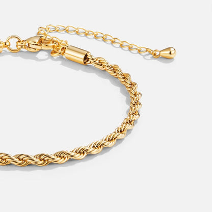 Althea – Pulsera Torcida Dorada