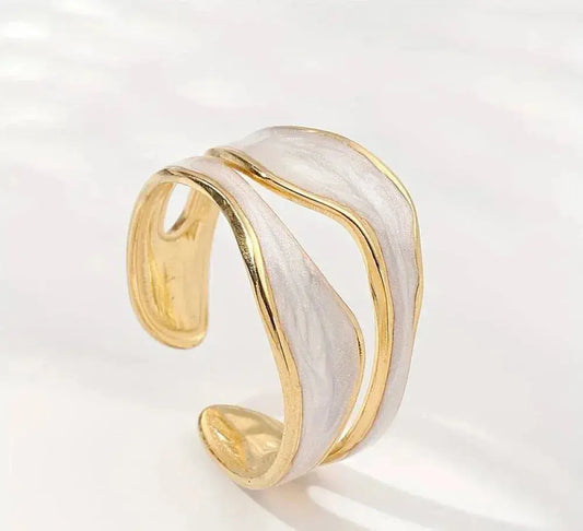 Niana – Anillo Vintage en Oro Blanco