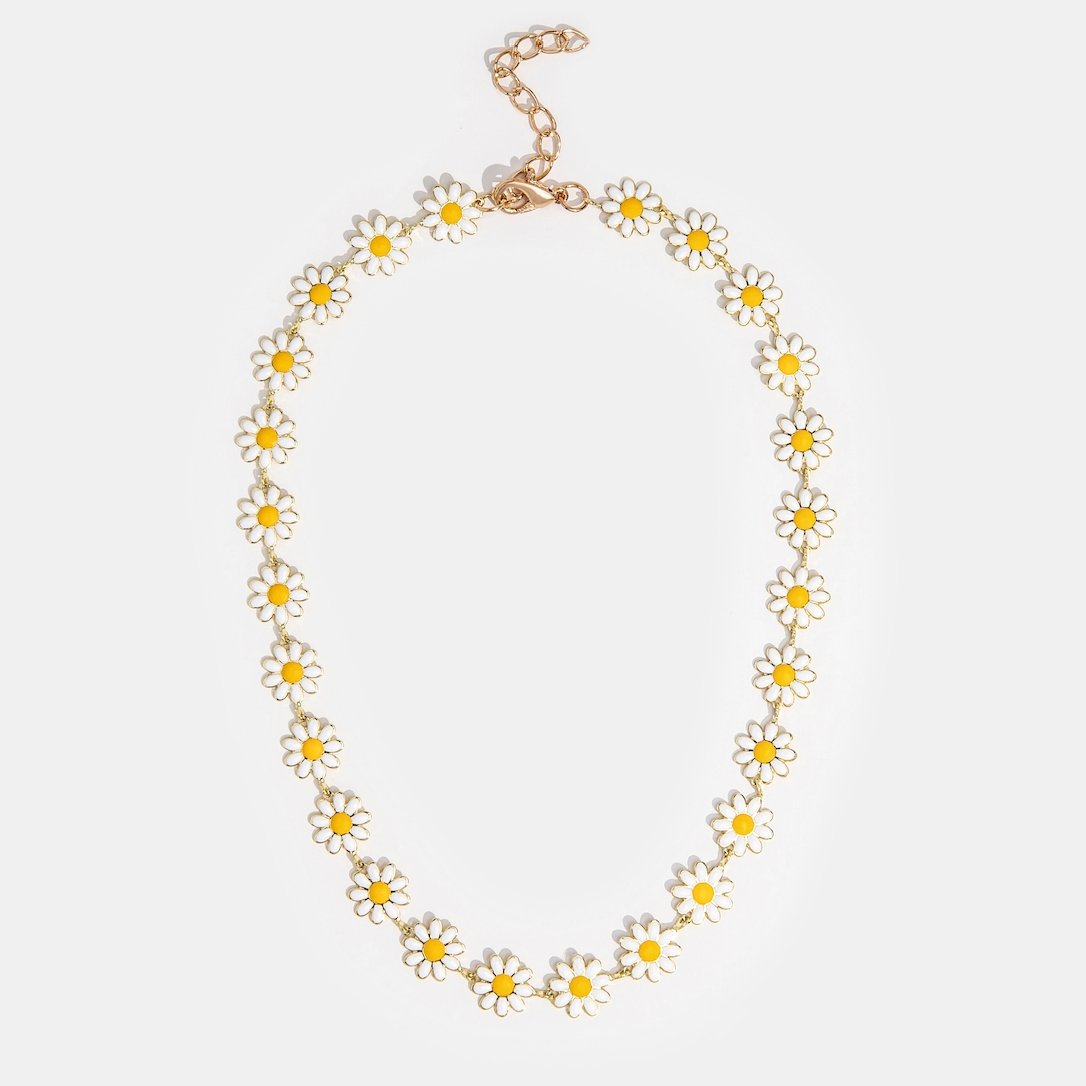 Lilith – Collar de margaritas blancas