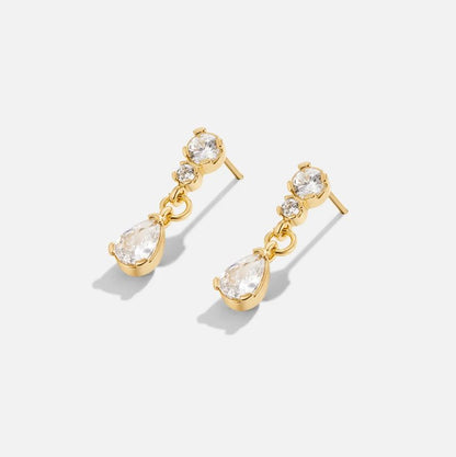 Yarina – Pendientes de cristal en forma de gota